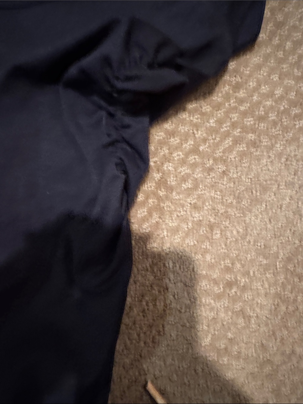 oqq  Black Square-Neck Ruched body suit - Picture 3 of 4